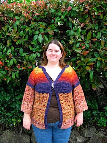 Stephanie's Handknit Sweater